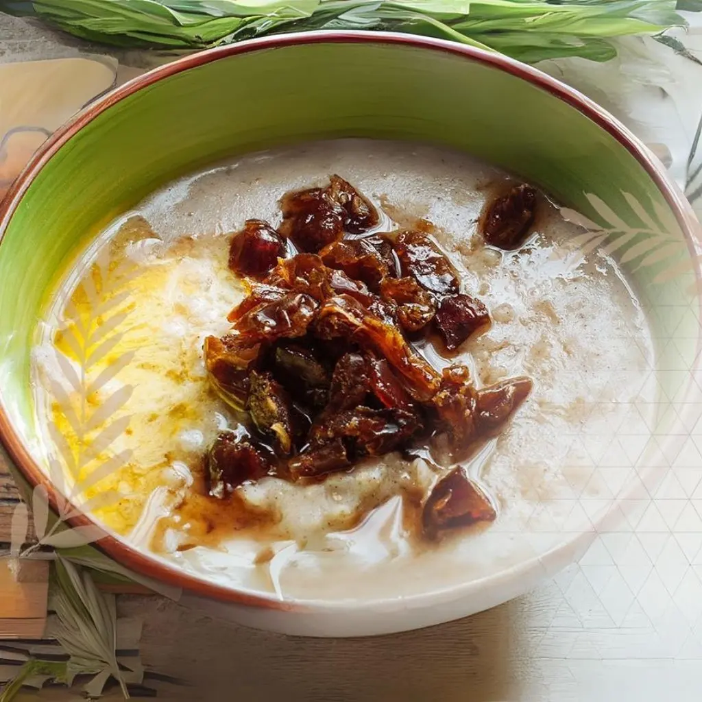 Millet And Milk And Ghee And Honey Fattah